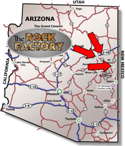 The Rock Shop Map